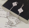 Premium Clover Bracelet - Sparkling Silver Charm