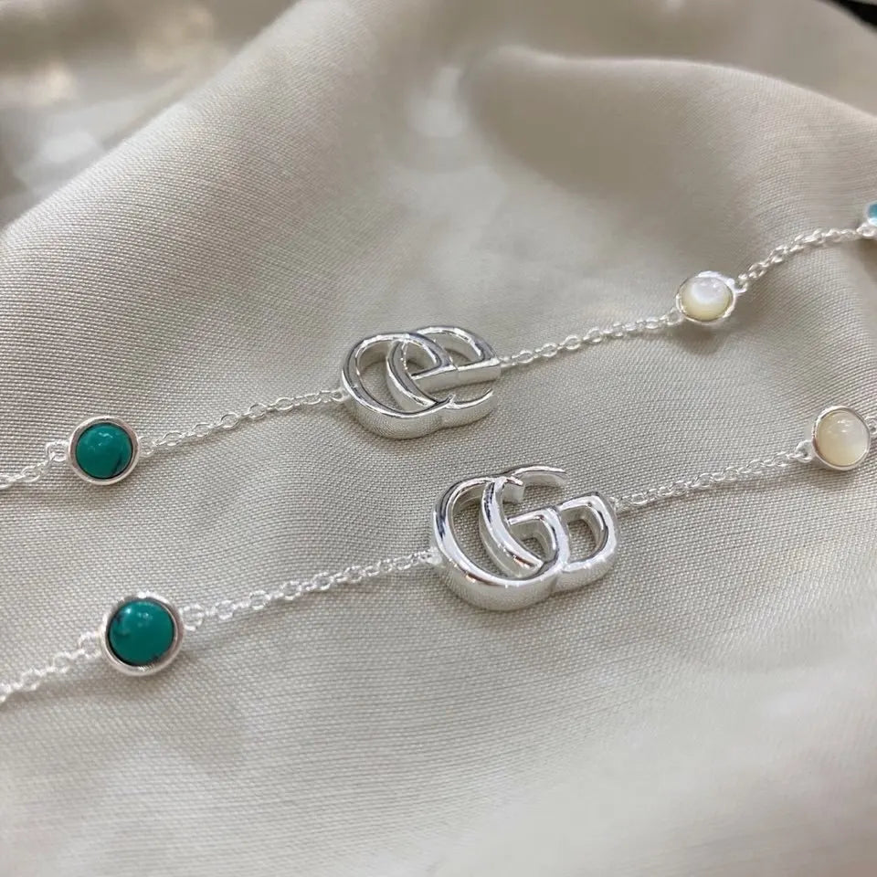 Gucci Inspired Silver Bracelet - Premium Quality