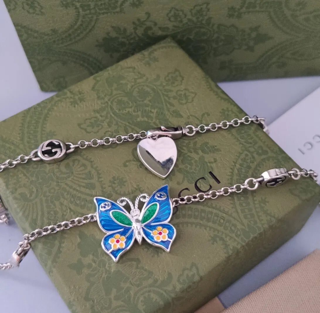 Gucci Butterfly Charm Bracelet - Premium Quality