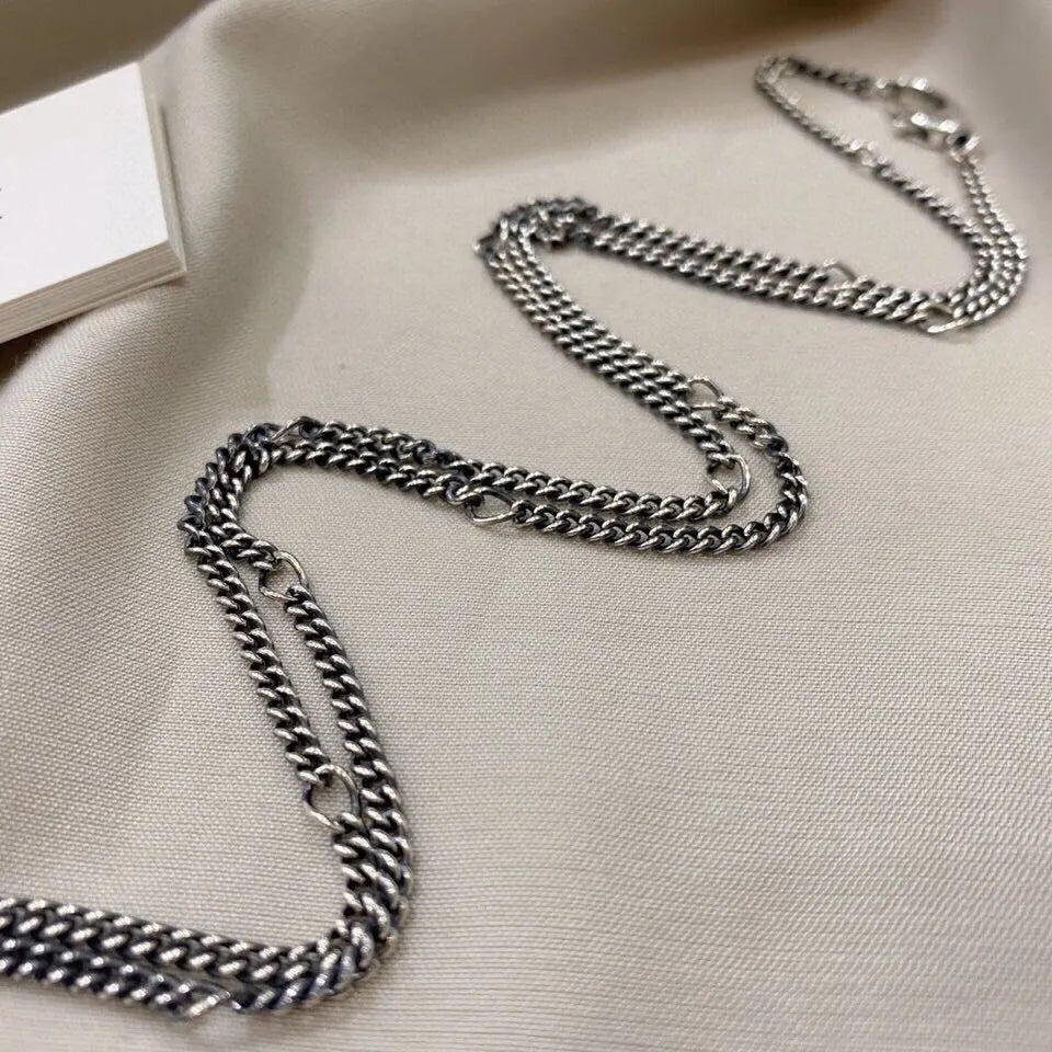 chain Gucci Silver Lion Head Necklace - Gucci Silver Lion Head