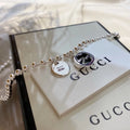 Gucci Interlocking G Silver Bead Bracelet - Premium Quality