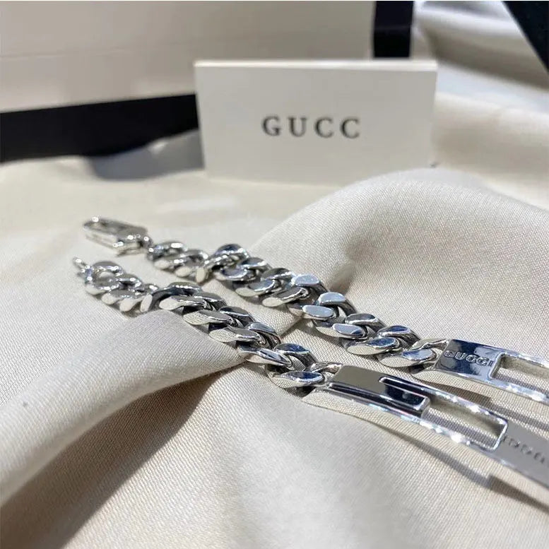 Gucci Silver Chain Bracelet - Premium Quality