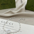 Gucci Silver Flower Bracelet - Premium Quality