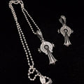 Chrome Hearts Keyhole Cross - Chrome Hearts Silver Keyhole Cross