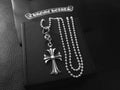 necklace Chrome Hearts Silver Cross Pendant - Chrome Hearts Silver