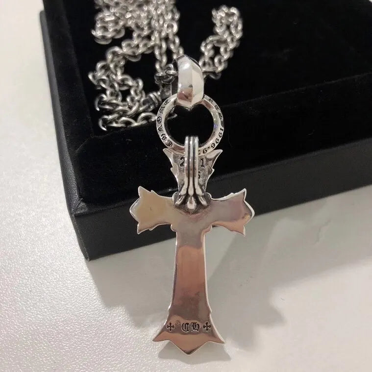 Chrome Hearts Floral Cross - Chrome Hearts Silver Floral Cross Pendant