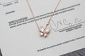 Van Cleef Rose Gold Butterfly Necklace - Van Cleef Rose Gold