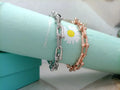 Premium Chain Link Bracelet - Silver & Rose Gold