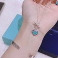 Tiffany Turquoise Heart Pendant - Tiffany Silver Heart Tag Pendant