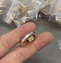 stackable Cartier Rose Gold Diamond Ring - Cartier Rose Gold Diamond