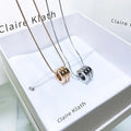 Claire Klath Ring Pendant Necklace - Minimalist Design