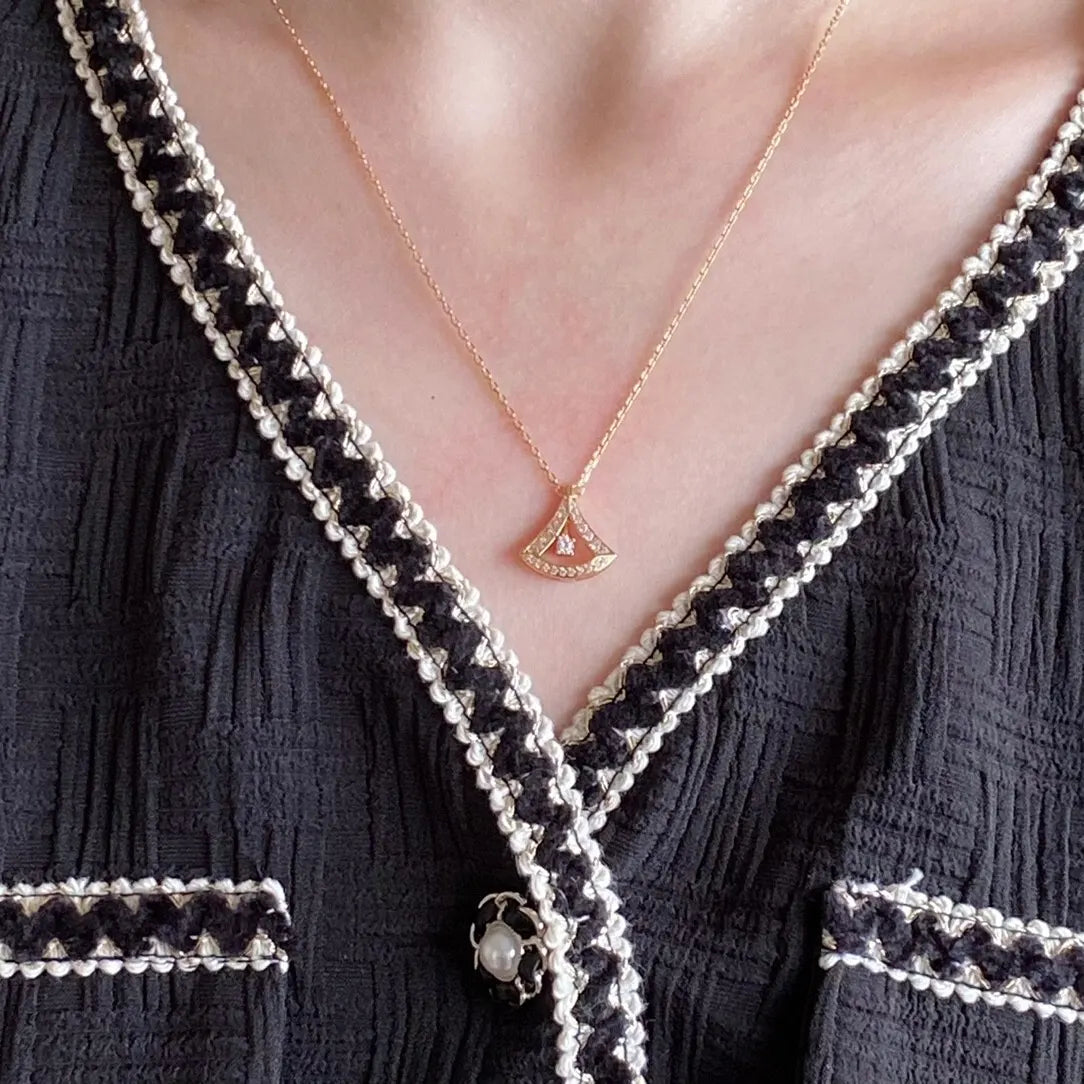 Bvlgari Rose Gold Divas' Dream Diamond Necklace