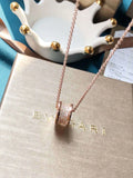 Bvlgari Rose Gold Diamond B.zero1 Necklace - Stunning Design