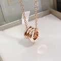 Bvlgari Rose Gold B.zero1 Necklace - Iconic Design