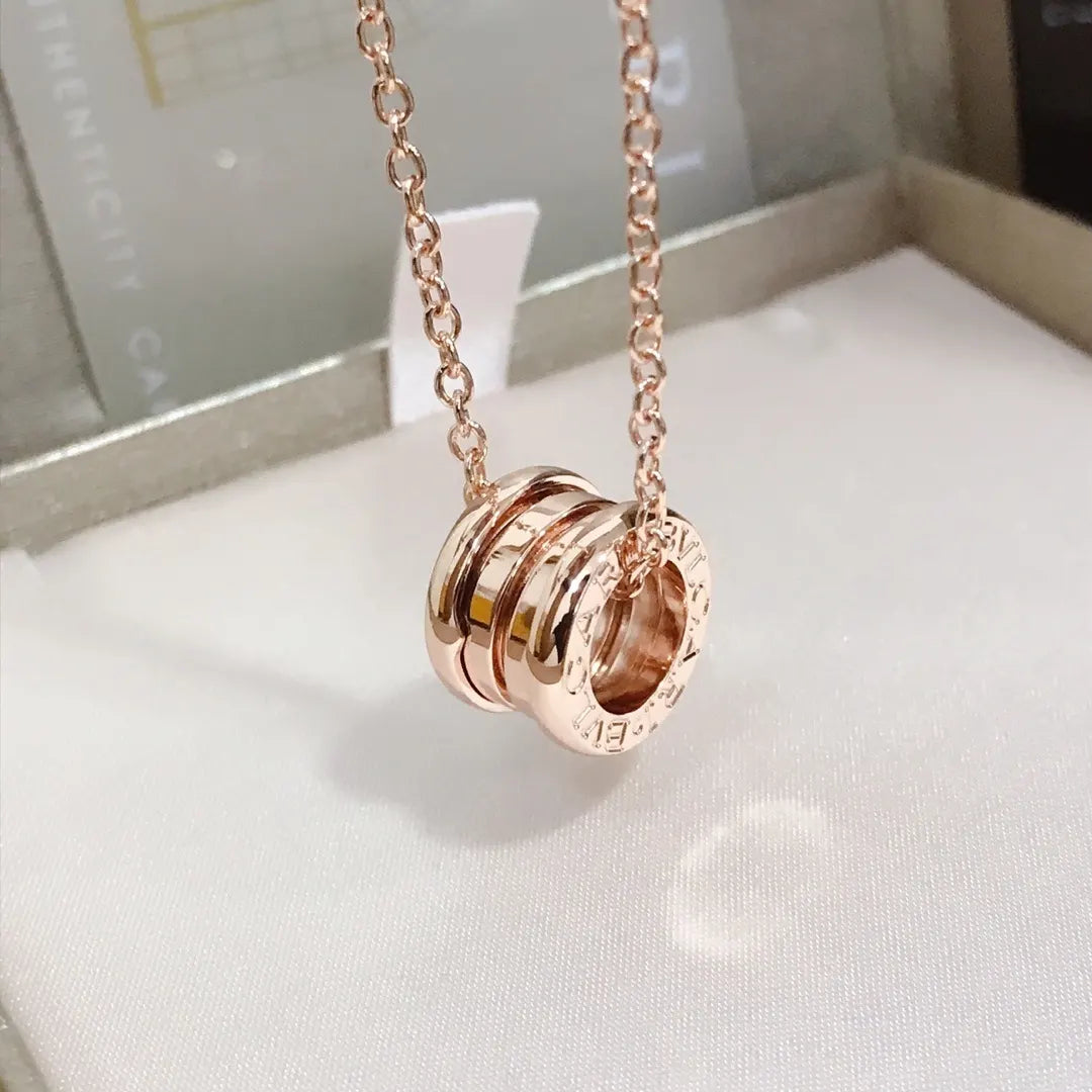 Bvlgari Rose Gold B.zero1 Necklace - Iconic Design