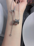 Bvlgari Silver B.zero1 Pendant Necklace - Iconic Style