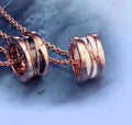 pendant Bvlgari Rose Gold Ceramic - Bvlgari Rose Gold Ceramic Pendant