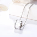 Bvlgari Silver White Ceramic Necklace - Modern Design