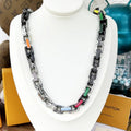 LV Multicolored Chain Necklace - Louis Vuitton Multicolored Chain