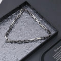 Louis Vuitton Black Chain - Louis Vuitton Silver Black Chain Necklace