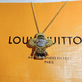 LV Gold Vivienne Diamond Pendant Necklace - Limited Edition