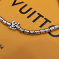 LV Premium Bracelet - Silver Elegance, Iconic Style