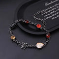 Louis Vuitton Multi-Stone Silver Bracelet - Designer Chic