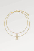 Louis Vuitton Golden Flower Strass Necklace - Elegant Layered