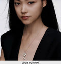 Louis Vuitton Flower Power Necklace - Rose Gold & Pearl