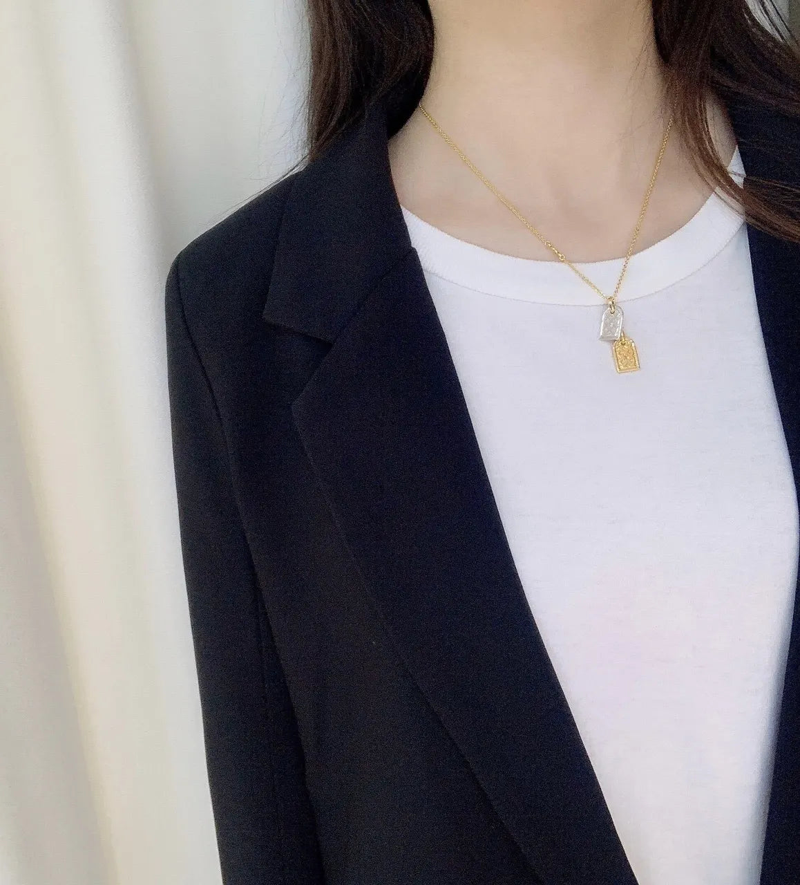 Louis Vuitton Charm Pendant - Louis Vuitton Gold Charm Square Pendant