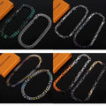 Louis Vuitton Multicolor Chain Link Necklace - Statement Piece