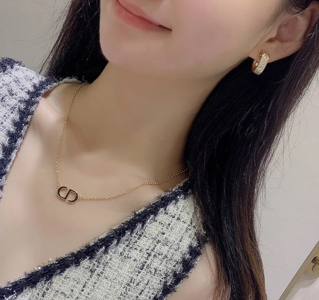 Dior Petit CD Gold Necklace - Iconic & Elegant