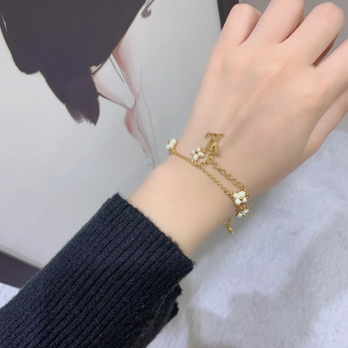 LV Blossom Charm Bracelet - Premium Quality