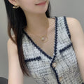 Louis Vuitton Pearl Pendant gold necklace - Louis Vuitton Gold Pearl