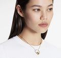 Louis Vuitton Gold Vivienne Pendant Necklace - Elegant Design
