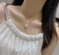 Louis Vuitton Gold Pearl Pendant elegant - Louis Vuitton Gold Pearl