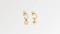 Louis Vuitton Gold Earrings - Louis Vuitton Gold-Tone Heart & Flower