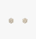 Tory Burch Silver Flower Stud Earrings - Designer Style
