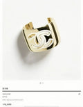 Chanel Cuff Bracelet - Gold & White Premium Quality