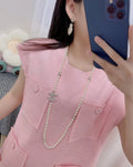 Chanel Pearl Crystal CC Necklace - Chanel Long Pearl Necklace CC