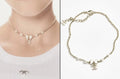 Chanel Gold Bow Pearl Choker - Elegant Women's Necklace