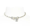 Chanel Pearl COCO Choker - Chanel Silver COCO Pearl Choker Necklace