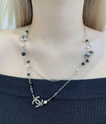 logo Chanel Pearl CC Necklace - Chanel Pearl & CC Logo Necklace