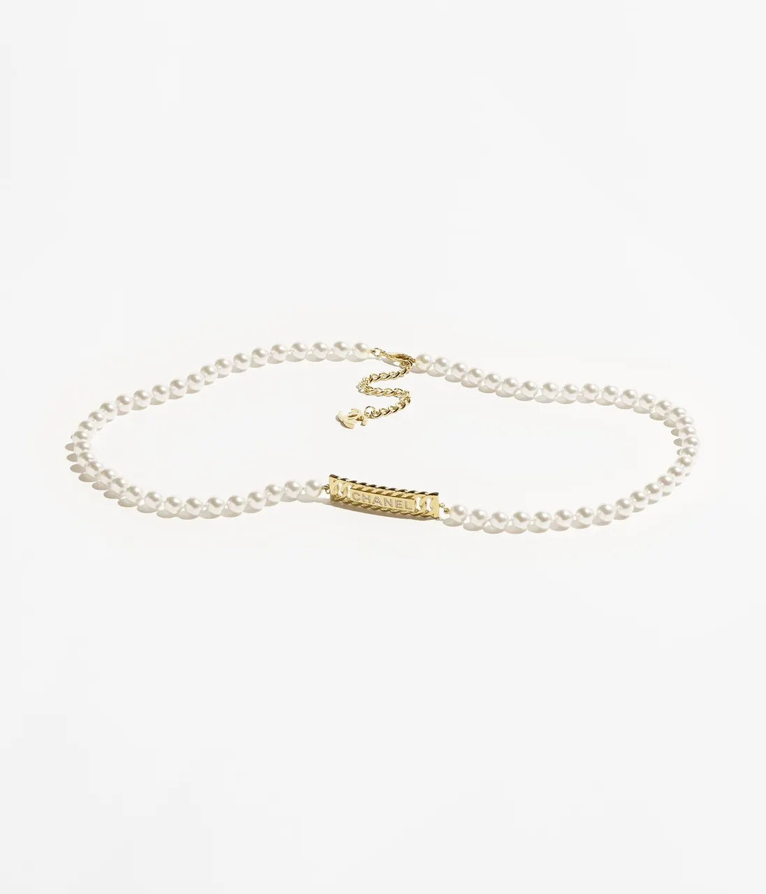 Chanel Pearl & Gold Belt - Elegant Waist Chain