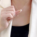 Chanel Gold CC Diamond Necklace - Chanel Gold CC Diamond Drop Necklace