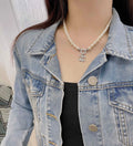 iconic Chanel Pearl CC Logo Necklace - Chanel Pearl CC Logo Necklace