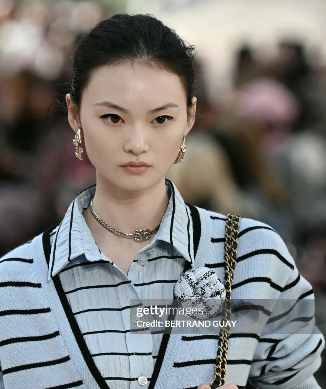 Chanel Gold Camellia Necklace - Chanel Gold Chain Camellia Necklace