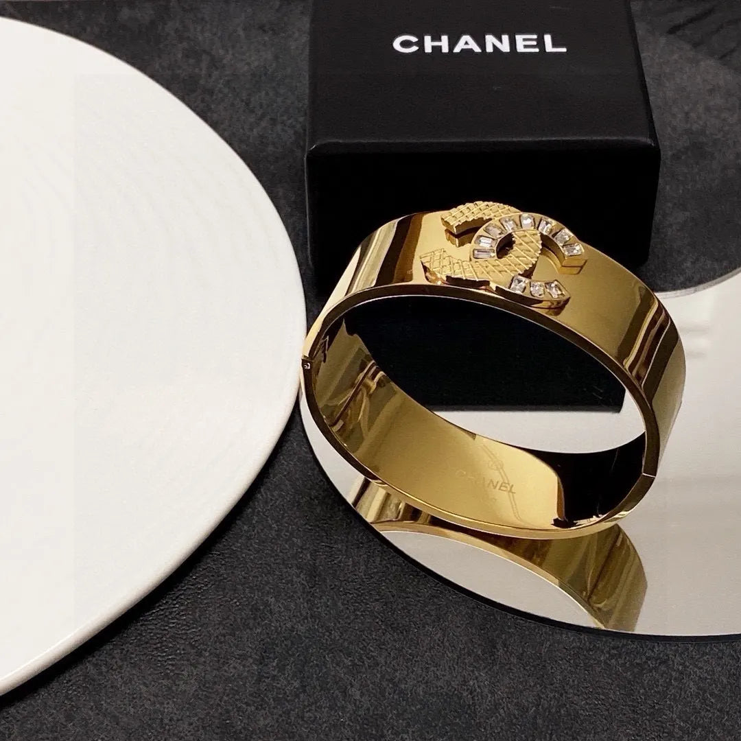 Chanel Gold Cuff Bracelet - Premium Quality