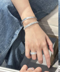 Sparkling Diamond Bangle - Premium Quality Bracelet