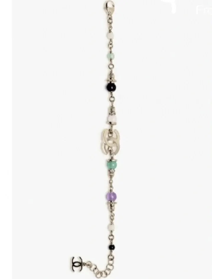 Premium Beaded Charm Bracelet - Timeless Elegance
